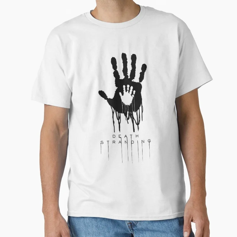 

handmade Death Stranding hideo kojima productions video game for fans gift T-shirt large size Tops S-6xl Adult Clothing