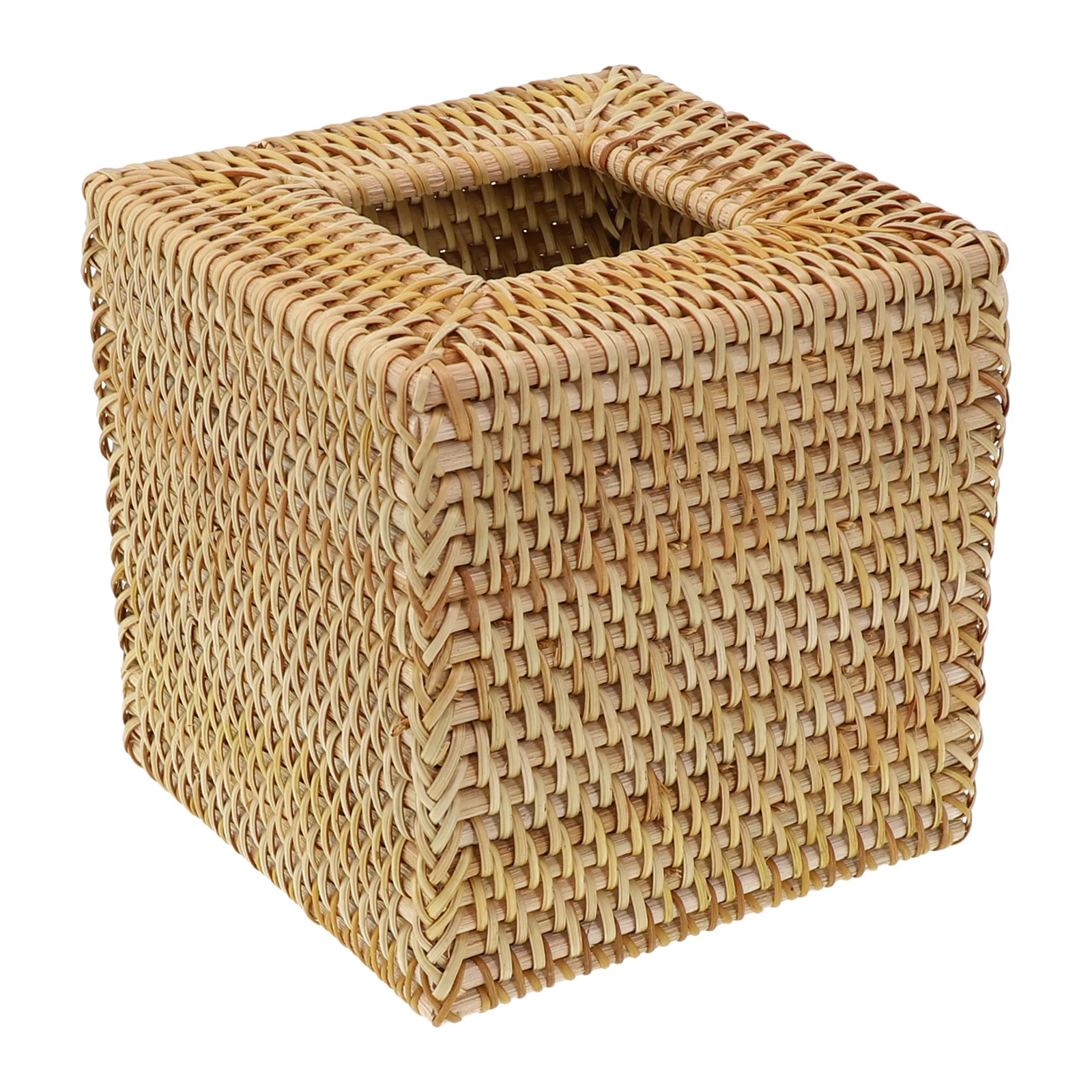 Colour Upgrades Hand Woven Wicker Tissue Holder Handmade Office X X In Open Bottomed Holder Bathroom Quality Brands