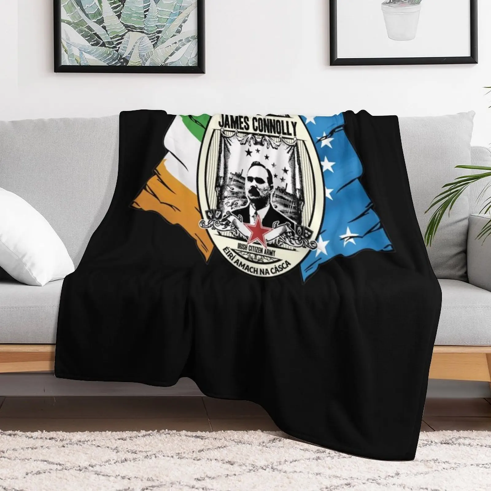 James Connolly - Arm??e citoyenne irlandaise T-shirt classique Throw Blanket Blankets For Bed funny gift Heavy Blankets