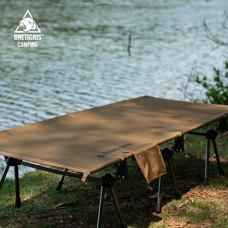 OneTigris Supranubis-cuna de Camping portátil, fácil de montar, cama plegable para exteriores, colchoneta para dormir, cunas para adultos, cama de campo