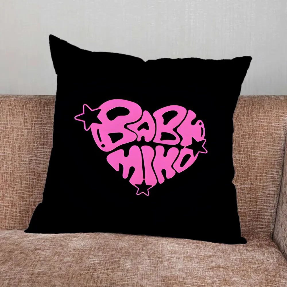 Singer Young M-Miko Pillow Case For Home Bedroom Car Office Decoration Living Room Sofa Cushion Cover Suitable