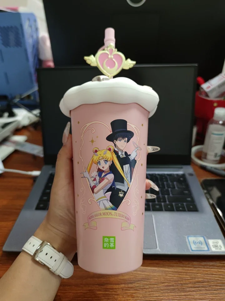 Hot Sale Beauty Girl Warrior Co Branded Cup Fantasy Conan Co Branded Shark Cat Color Changing Ceramic Insulation Gift Cup
