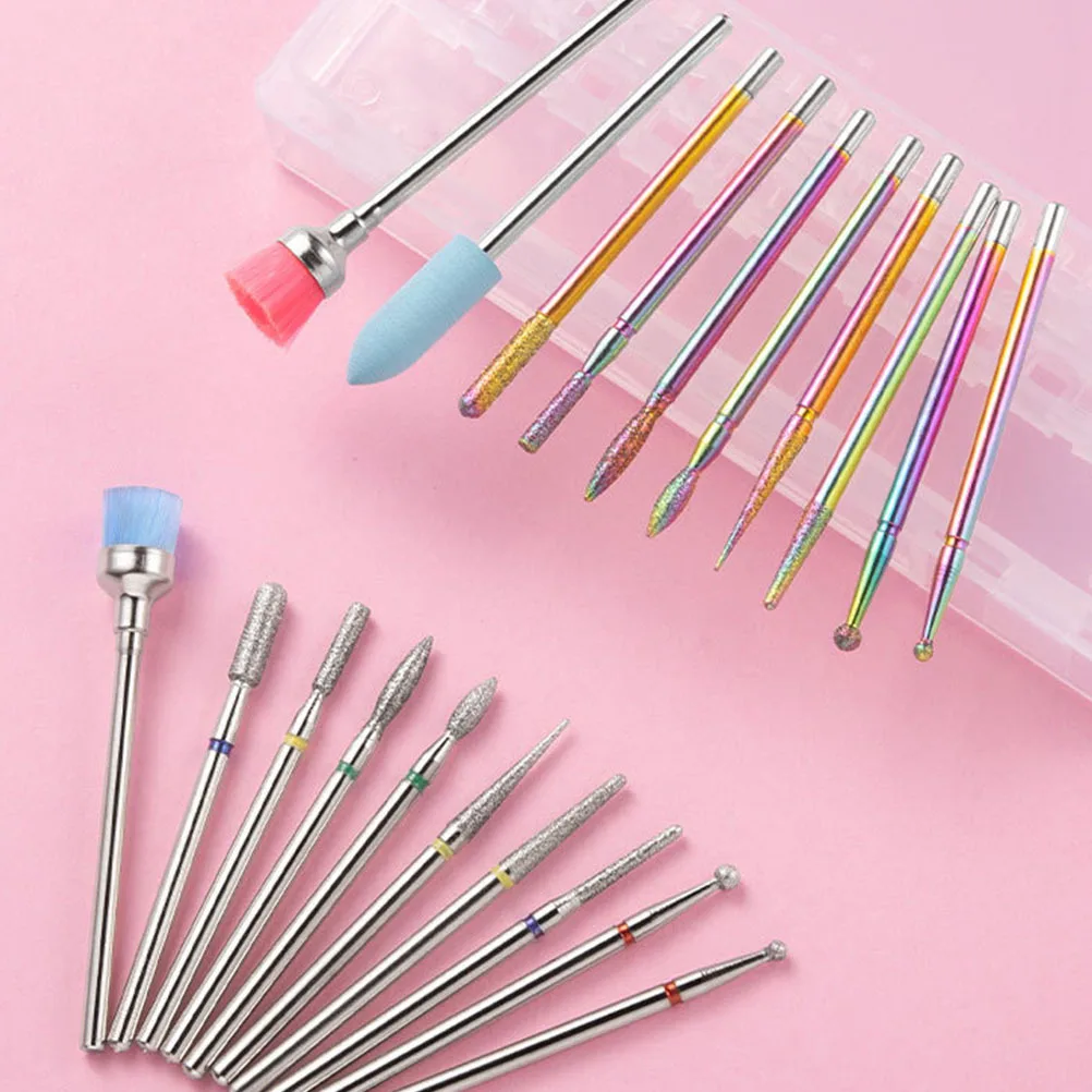 1 set Nail Grinding Tool Set Premium Portable Manicure Polisher For Nail Art Electric File Grinding Machine Kit