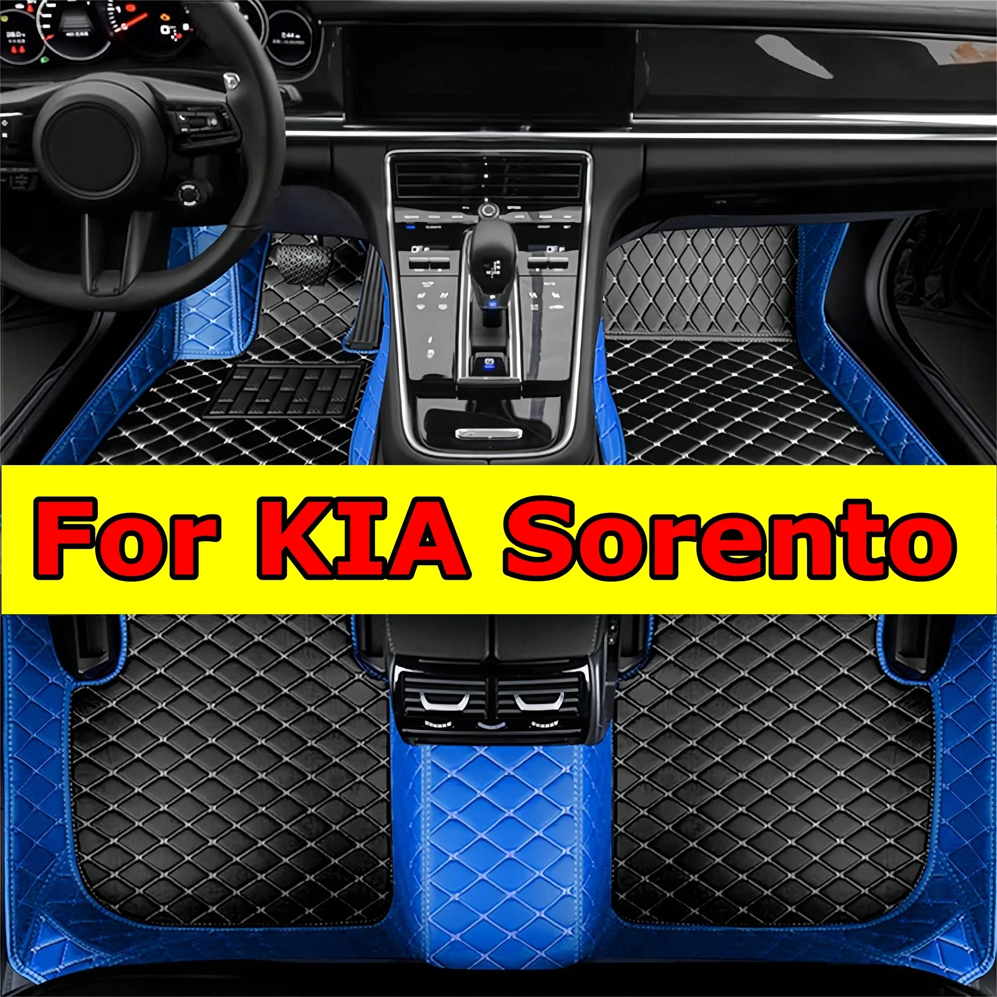 

Автомобильные коврики под заказ для Kia Sorento, 7 сидений, 2006, 2007, 2008, водонепроницаемые коврики с покрытием, кожаные аксессуары