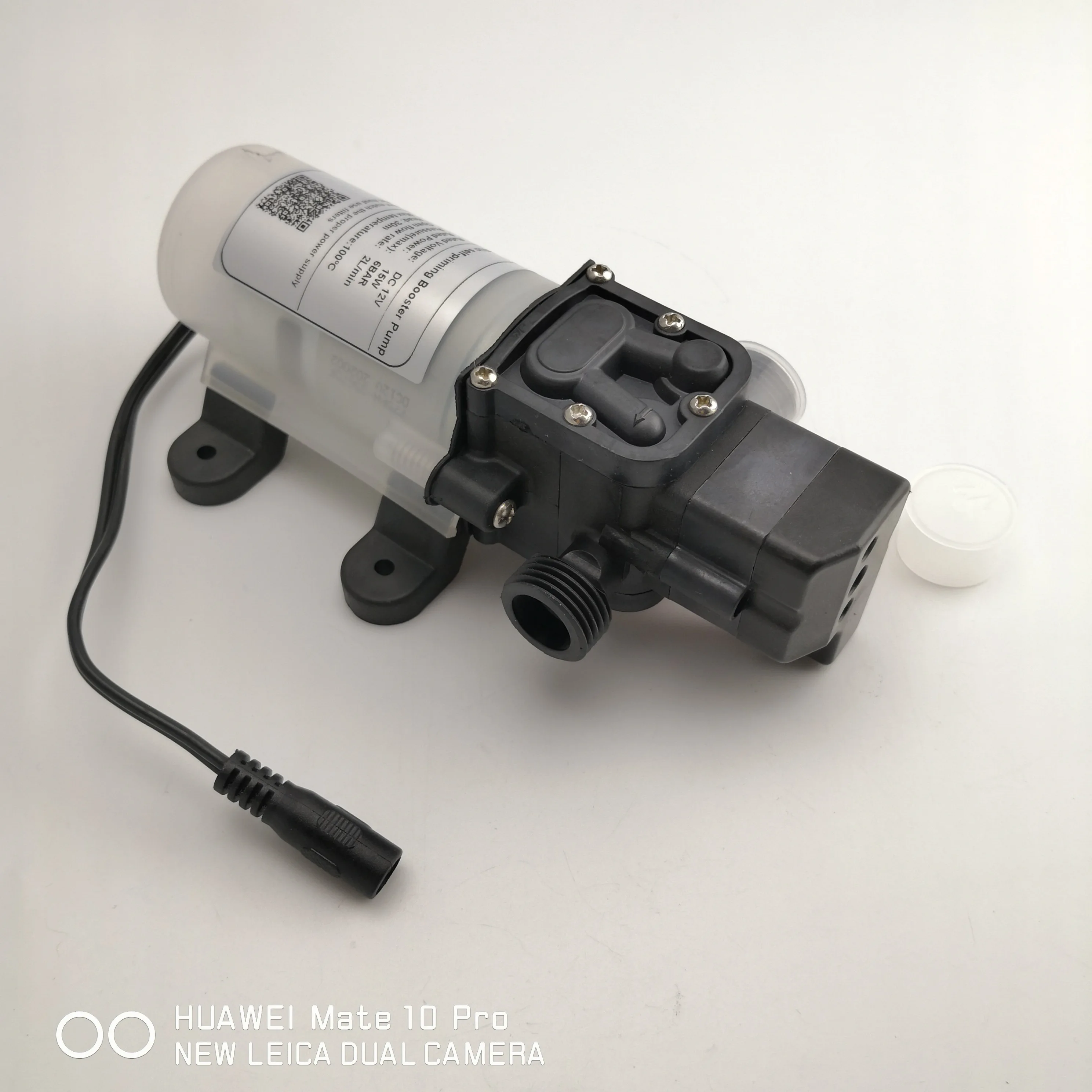 automatic pressure switch type electric self priming dc 12v 15W small diaphragm water booster pump