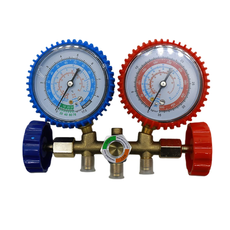 Hot Sale R1234yf Automotive A/C Refrigerant Charging Manifold Gauge Set Complete Repair Tool Kit