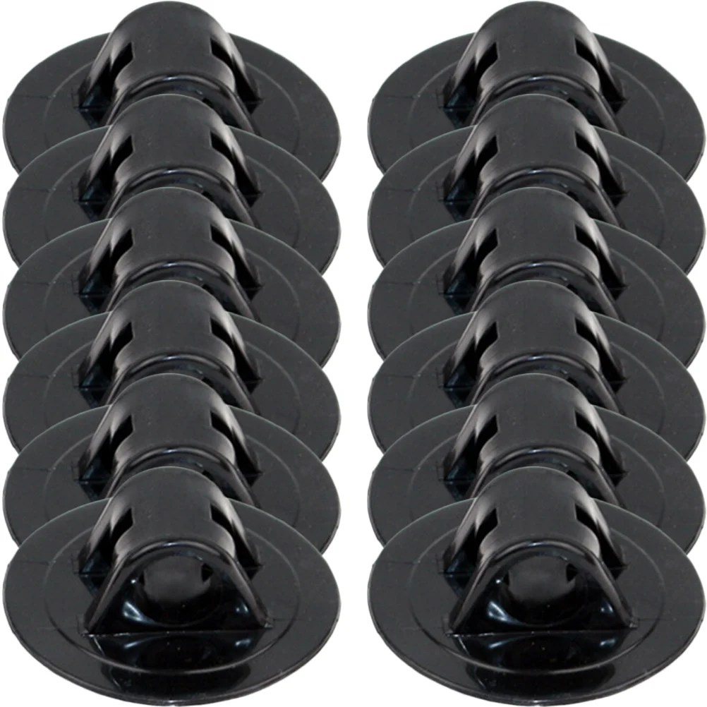 12 Pcs Metal Motor Fixing Bracket Canoe Inflatable Fishing Boats with Pvc Support