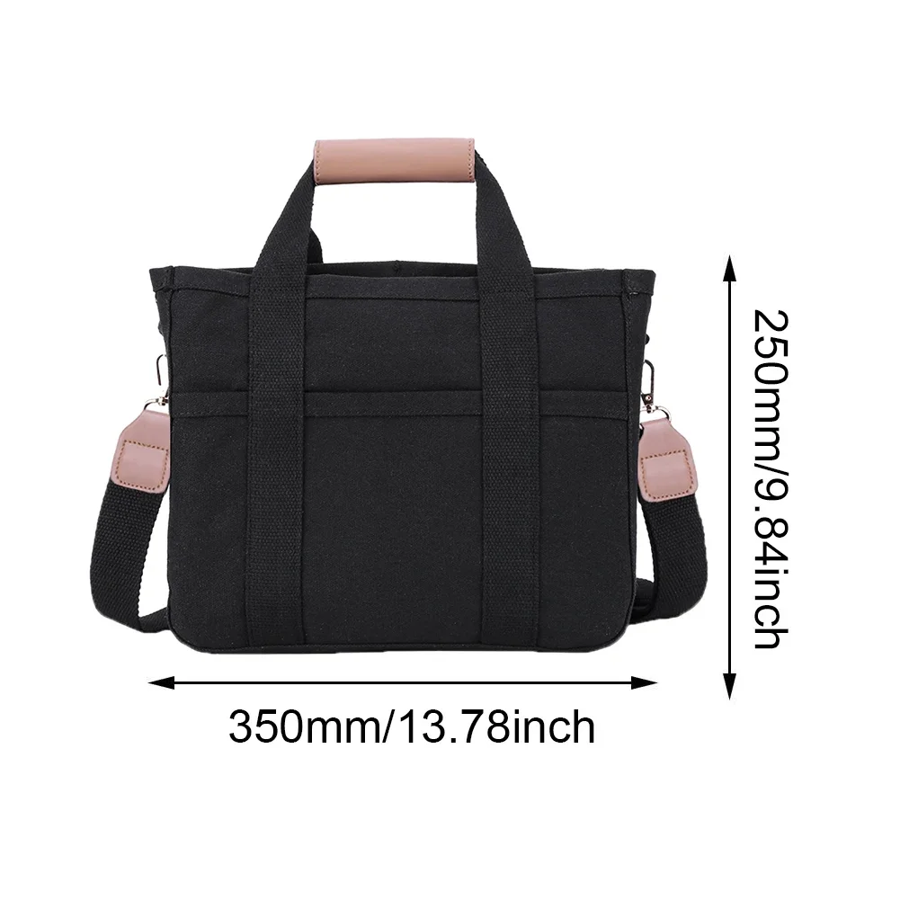 Women Versatile Shoulder Bag Soft Canvas Bag Shopping Bag with Adjustable Strap Tote Bag for Shopping Work Daily Use Tote Purse