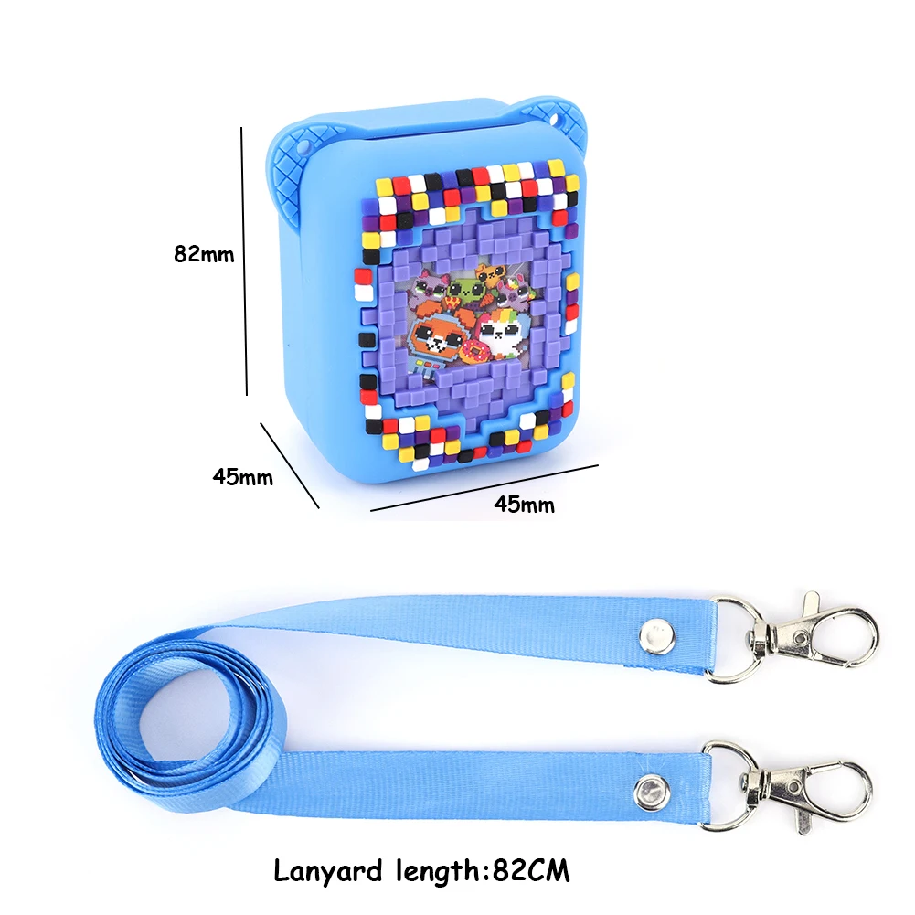 حقيبة حمل صلبة من إيفا للحيوانات الأليفة الرقمية Bitzee ، لعبة افتراضية تفاعلية ، تخزين وحدة التحكم في الألعاب ، حقيبة سفر ، حافظة واقية ضد الصدمات