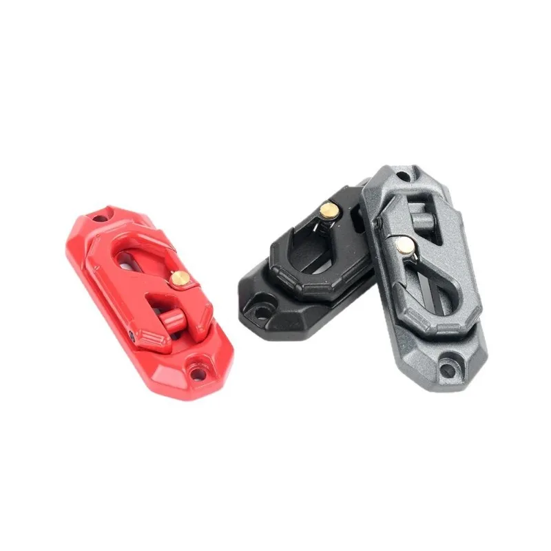 RC 1:10 Scale Crawler Simulation Decoration Metal Winch Magnetic Wire Guide Rescue Tow Hook Fairlead Accessory