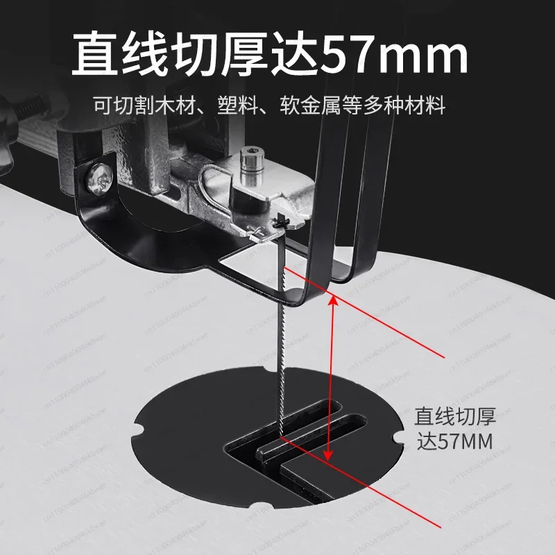 Precisie houtbewerking scrollzaagmachine stofvrij snijgereedschap voor ambachtslieden