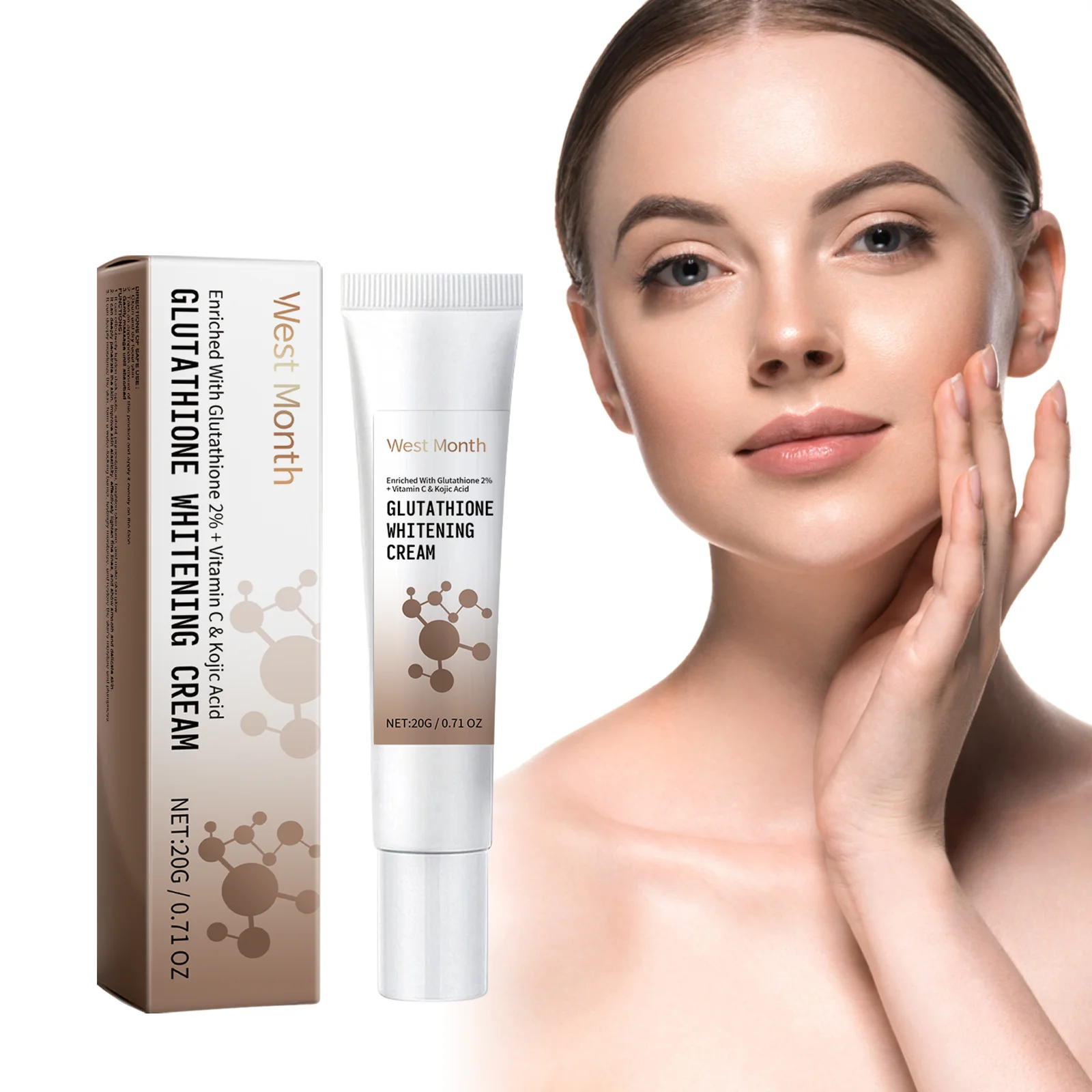 Crema hidratante facial de invierno para piel seca, crema hidratante para pieles sensibles, niacinamida, vitamina C, crema para el cuidado de la piel para clima frío, 20g