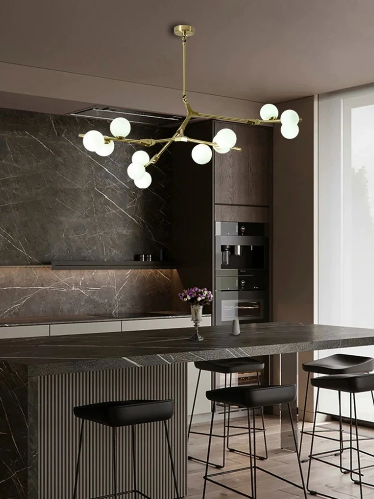 Nordic Branch Magic Bean Molecule Postmoderne Glaskugeln Designer Engineering Smart Lampen für Wohnzimmer Esszimmer Arbeitszimmer