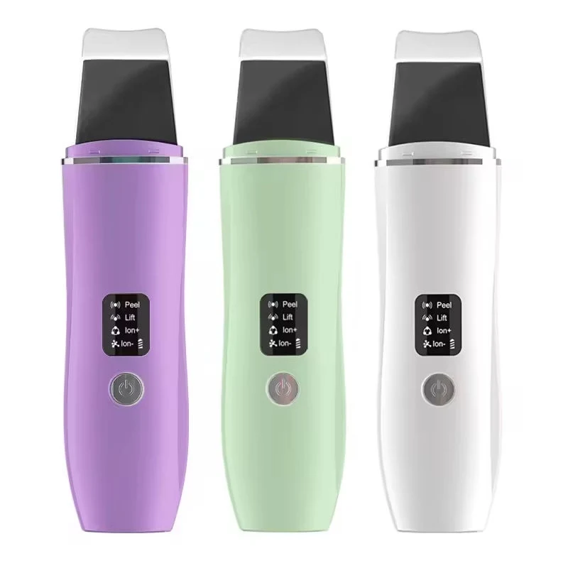 

STLF Hot Selling Professional Manufacturer Deep Face Cleaning Ultrasonic Scrubber with 400mAh Rechargeable Lithium Battery