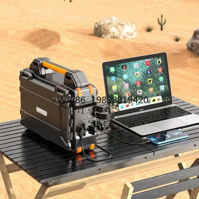 Outdoor Travel Camping Emergency Electric Supply Foldable Solar Panel Power Station LifePo4 1600W Portable Power Generator