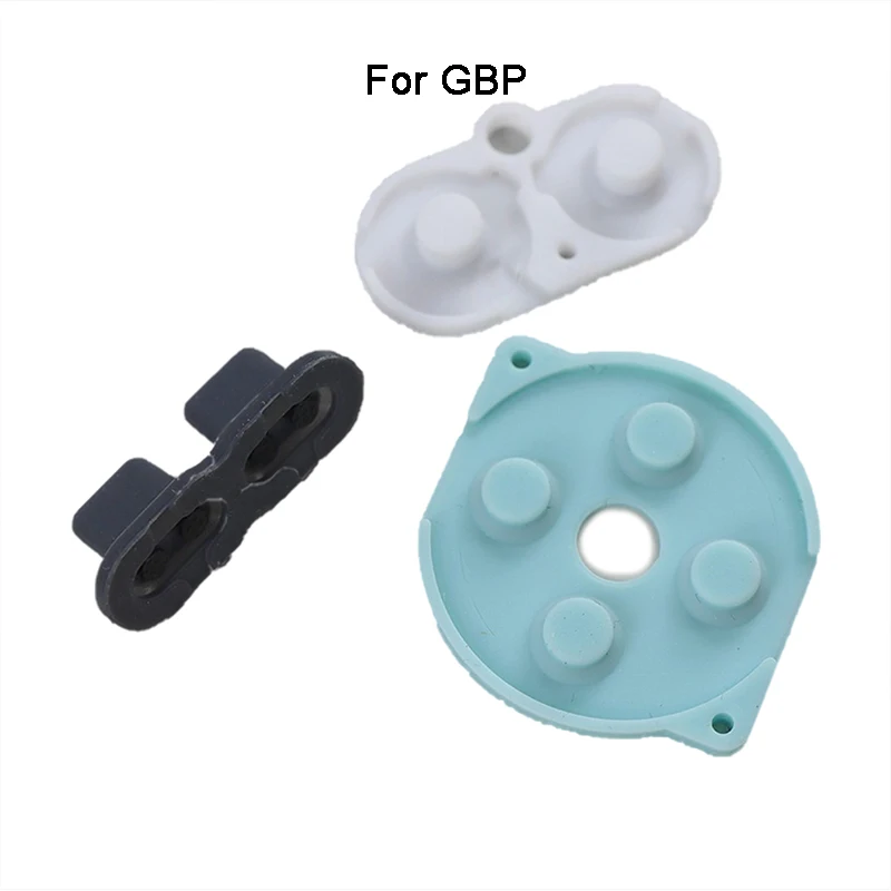 YuXi-Tampons en caoutchouc pour boutons de campagne, 1 jeu, tampons de remplacement, contrôleur, polymère, conducteur, adhésif, silicone