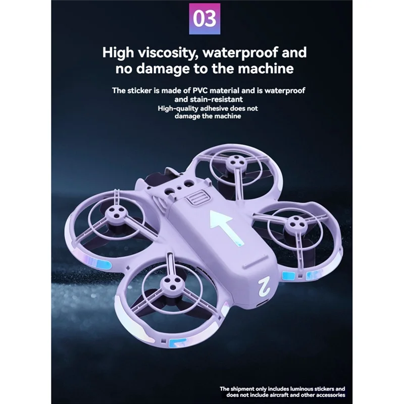 FFYY-Luminous Body Sticker For DJI Neo Anti-Scratch Waterproof Protective Film Night Flight Sticker For DJI Neo Accessories