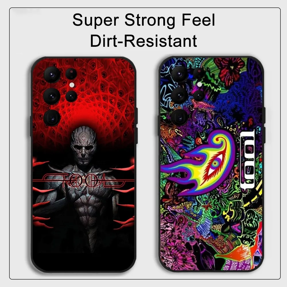 Band Tool Schism Phone Case Samsung S series s20 s21 s22 s23 s24 FE Plus Ultra TPU Soft to Skin-friendly case