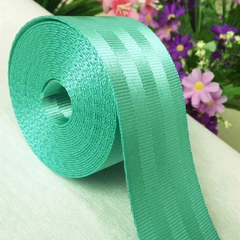 racing belt Automobile seat belt blue-green belt Front Rear Row car accessories cyan-blue styling Polyester webbing