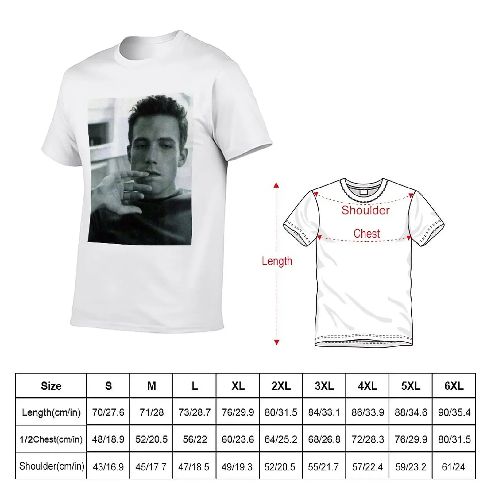 Young Ben Affleck T-Shirt summer clothes sports fans funnys mens graphic t-shirts funny