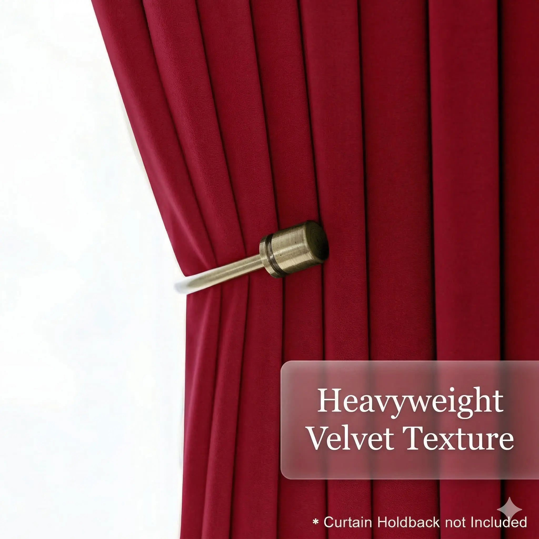 

Роскошная бархатная светонепроницаемая штора [1 панель] Звукоизоляционная затемняющая портьера для спальни и кинотеатра, плотная мягкая оконная панель