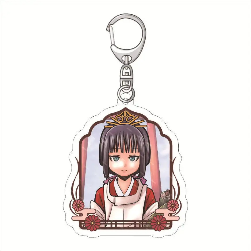 Fans Gifts Anime The young man who runs away HD Figures  Acrylic Keychain pendant Ornament Collection Series About 6cm