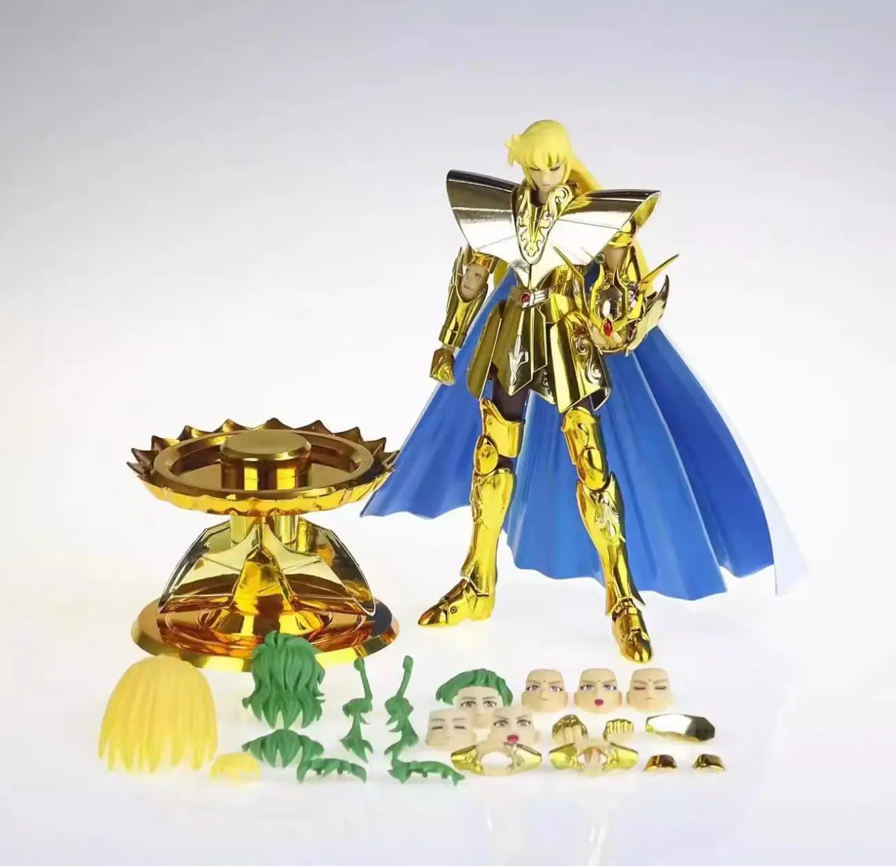 

IN STOCK CS Model Saint Seiya Myth Cloth EX Virgo Shaka Knights of the Zodiac Anime TV Metal Armor Action Figure Collection Toy