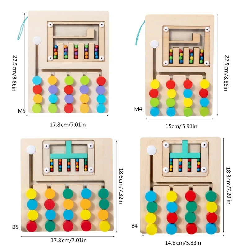 Puzzle interactif jeu labyrinthe magnétique Woon pour le jouet sensoriel d'éducation précoce des enfants