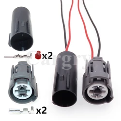 1 Set 2P AC Assembly Car Male Female Docking Connector For Honda 6189-0156 Automobile Solenoid Valve Electric Wiring Socket