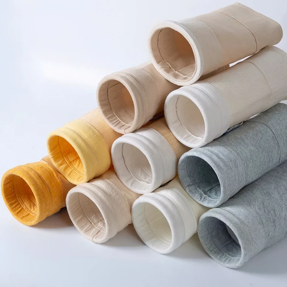 Prezzo di fabbrica 130 ℃   Sacchetto filtro in poliestere antistatico per la filtrazione della polvere in polvere