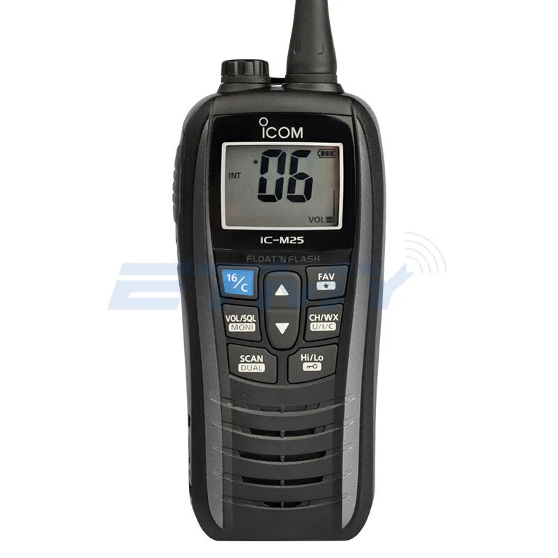 

Floatable long range high power Icom IC-M25 portable marine communication radio waterproof walkie talkie