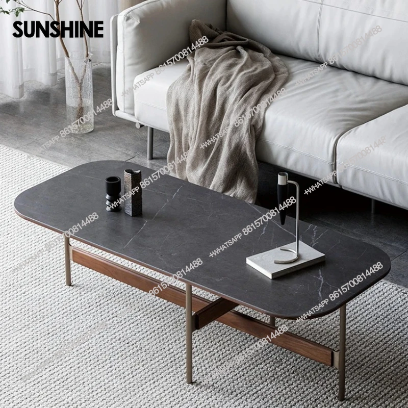 

Небольшая квартира, комбинация каменной плиты из цельного дерева, небольшой журнальный столик, гостиная, дом