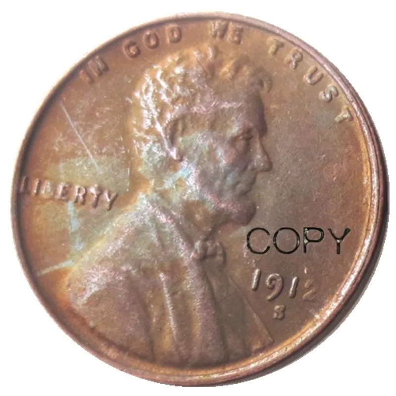 US One Cent 1912P/D/S Copy Coins