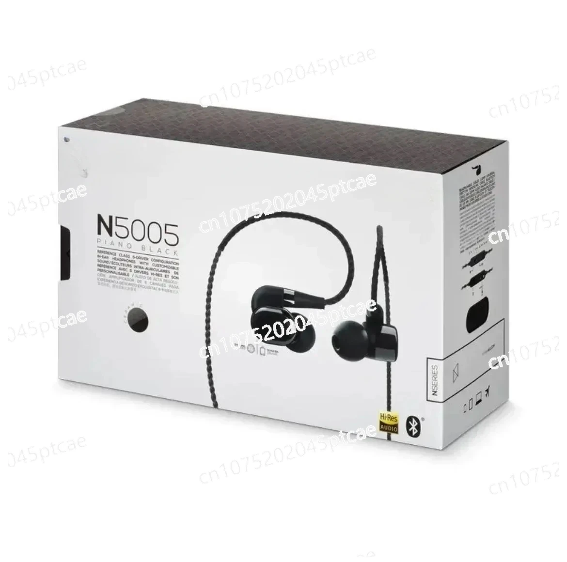 N5005 Earphones Reference Class 5-driver Configuration in Ear Headphones with Customized Sound (US Version)