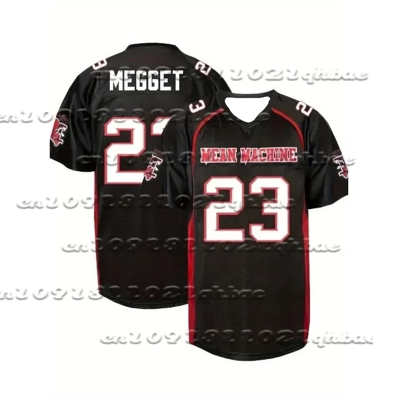 25-26 قميص كرة القدم الأمريكية العصرية يعني آلة 18 Crewe قميص كرة القدم الرياضي الرجال التجفيف السريع تنفس بدلة سباق #5