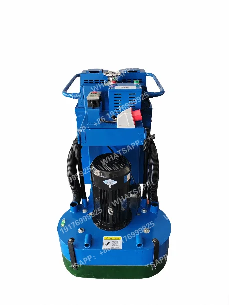 Dual-Plates 600MM 6 Discs Epoxy Grinder Polisher Machine Concrete Grinder Vacuum Cleaner Dust-free 5.5KW Motor