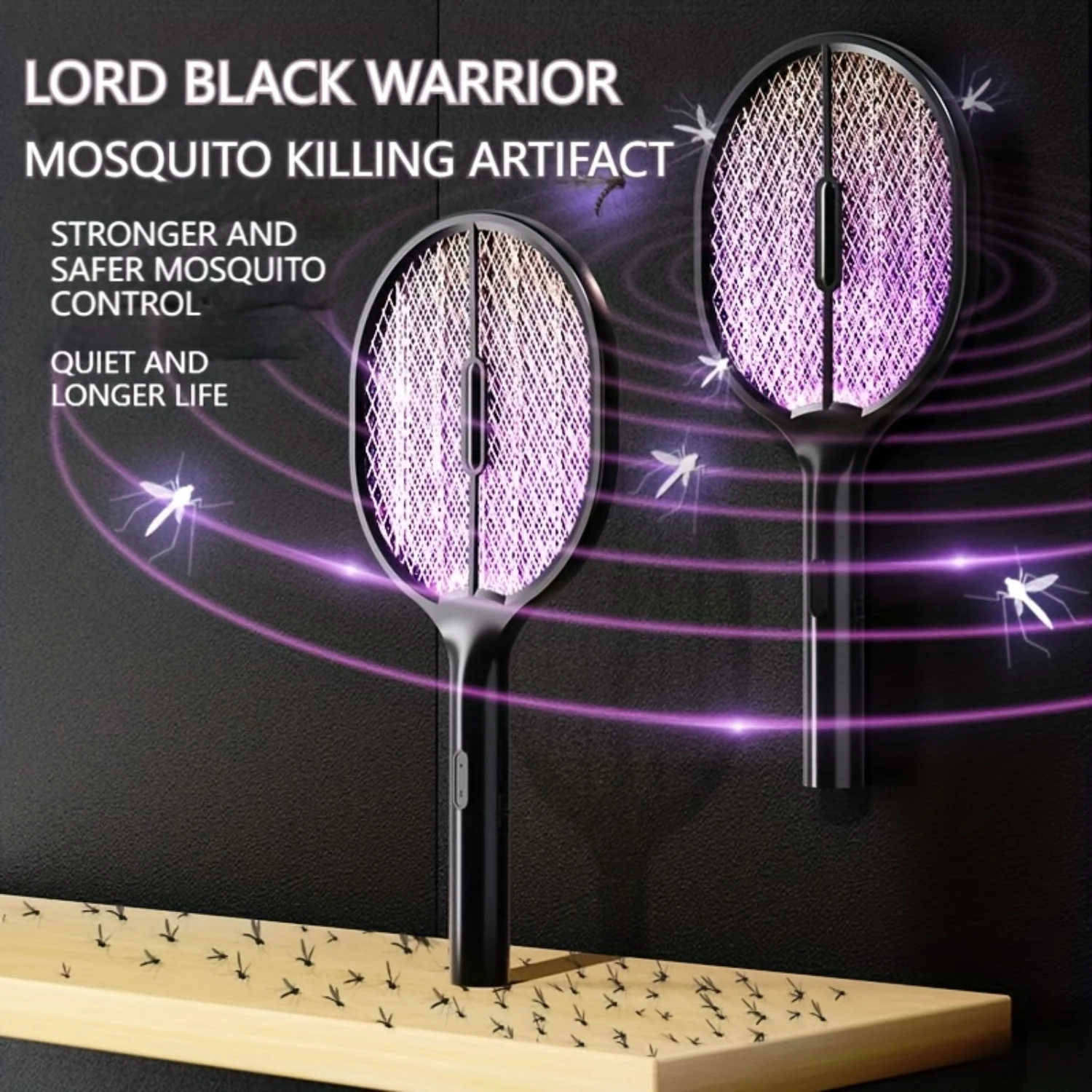 Matamoscas, nuevo matamoscas, lámpara antimosquitos para el hogar con carga USB de choque, matamoscas dos en uno