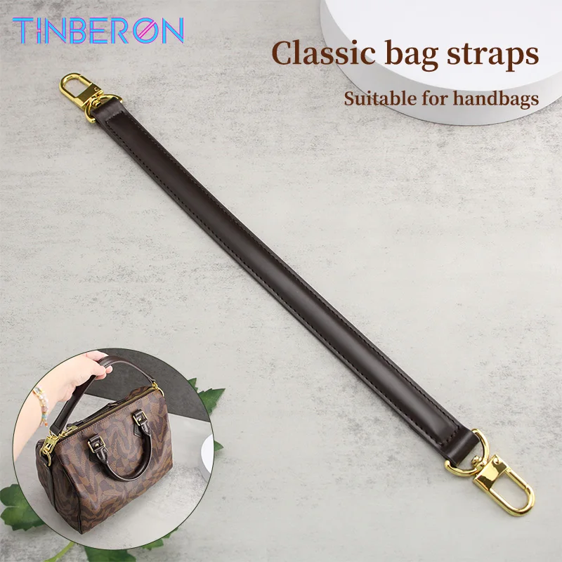 

TINBERON Leather Shoulder Bag Straps Handbag Accessories Luxury Designer Woman's Bucket Bag Strap Replacement 38CM Handles Strap