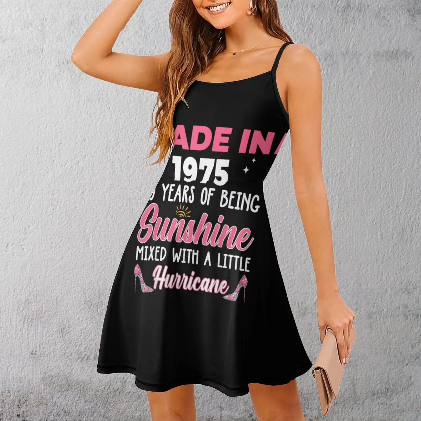 

Женское платье на бретельках на день рождения Sunshine Hurricane 1975 года, шуточные платья, классическое экзотическое женское платье для вечеринок