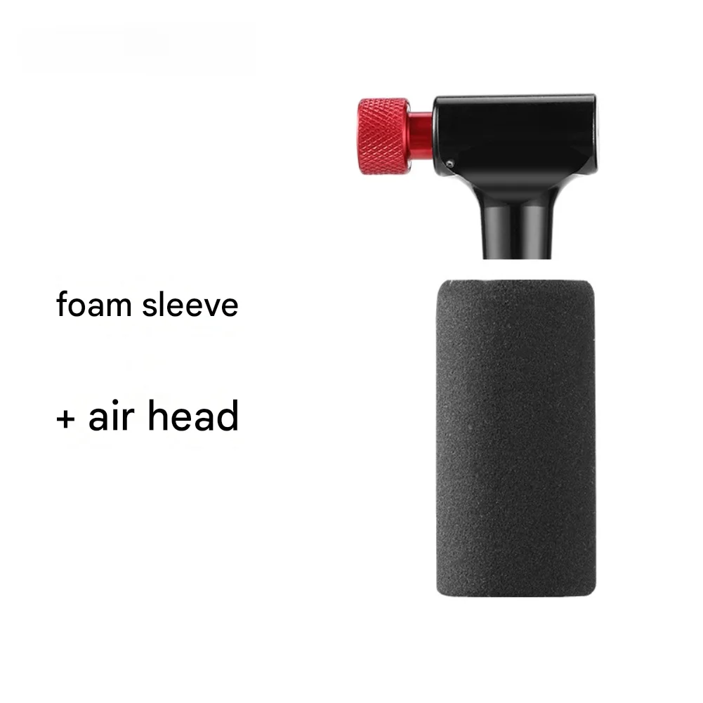 

Aluminum Alloy Valve Head for Tire Inflation with Sponge Cover Supporting Field Use for Road MTB and Folding Bikes