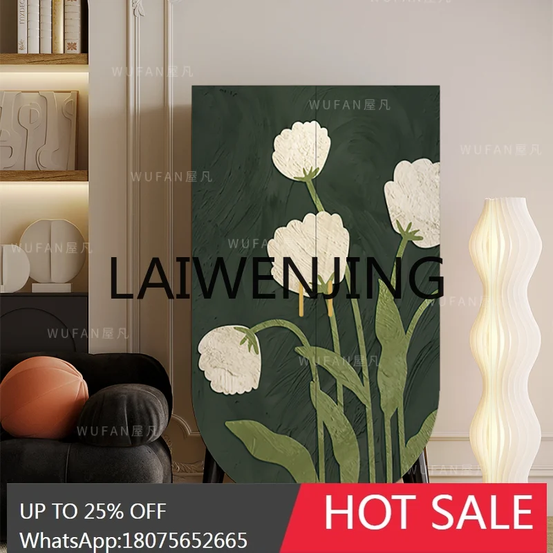 Modern Minimalist Living Room Storage Home Bedroom Double-Door Wardrobe Floor Storage Room Hanger Clothes Chest of Drawers