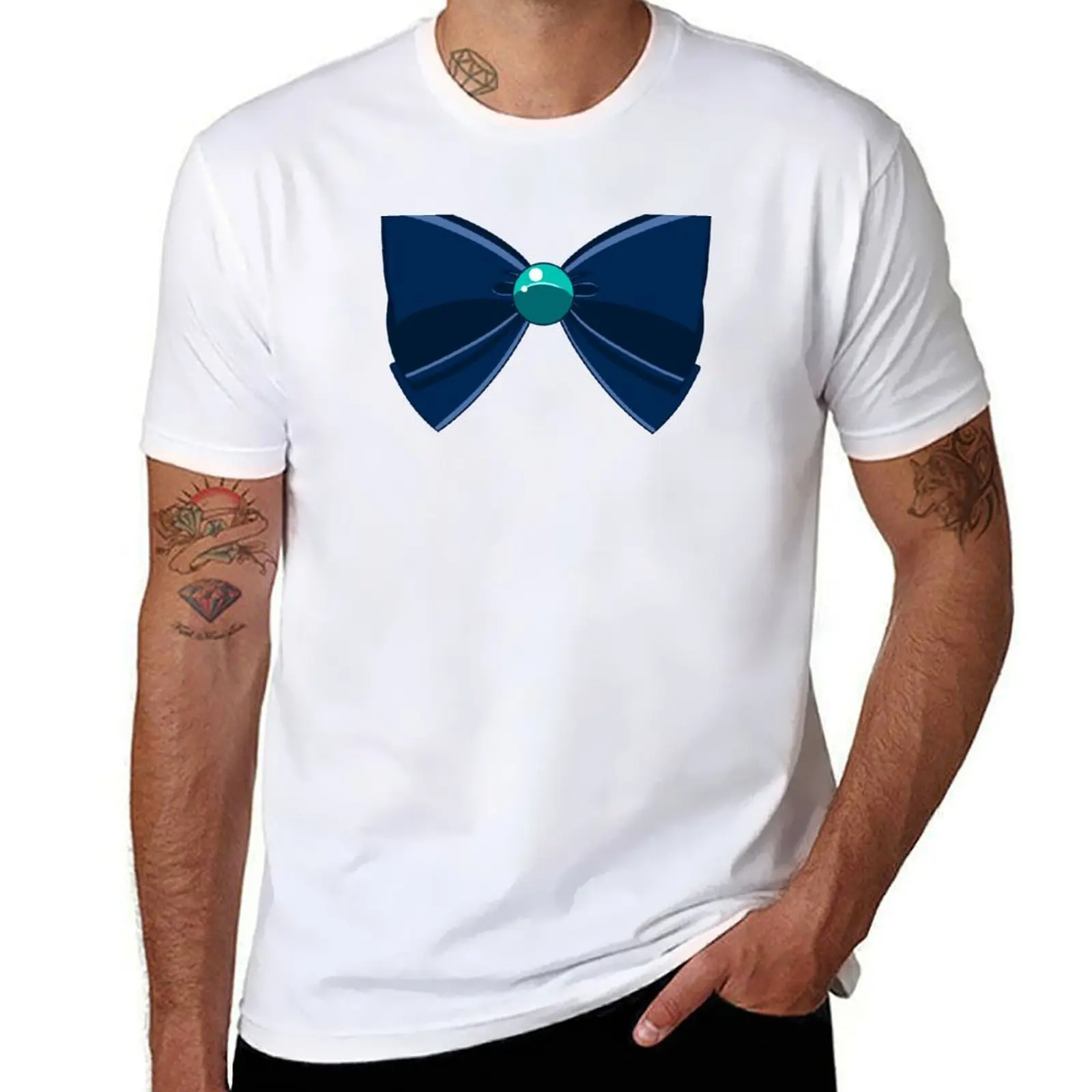 

Sailor Neptune - Blue bow T-Shirt man t shirt cotton high quality man t shirt heavy cotton t shirt man designer T-Shirt