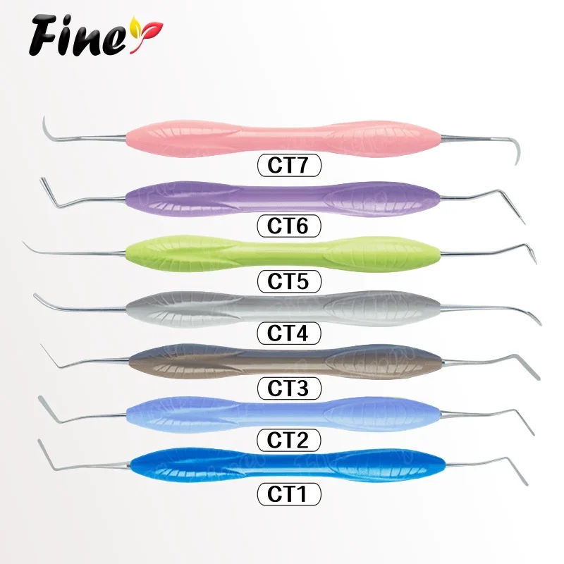 1PC Dental Resin Spatula Silicone Handle Dental Resin Spatulas Aesthetic Restoration Dental Composite Instruments Dental Tools