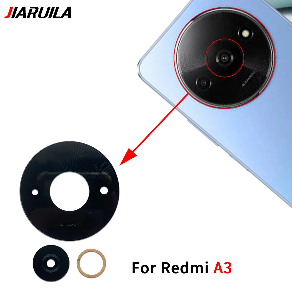 Great Camera Glass For Xiaomi Redmi A3 Rear Back Camera Lens Glass replacement parts