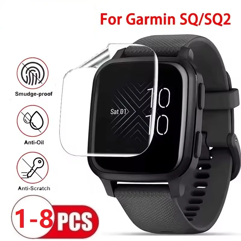 

Soft Watch Protective Film For Garmin Venu SQ SQ 2 Screen Protector Not Glass Film For Venu SQ 2 Hydrogel Tpu Clear Full Film