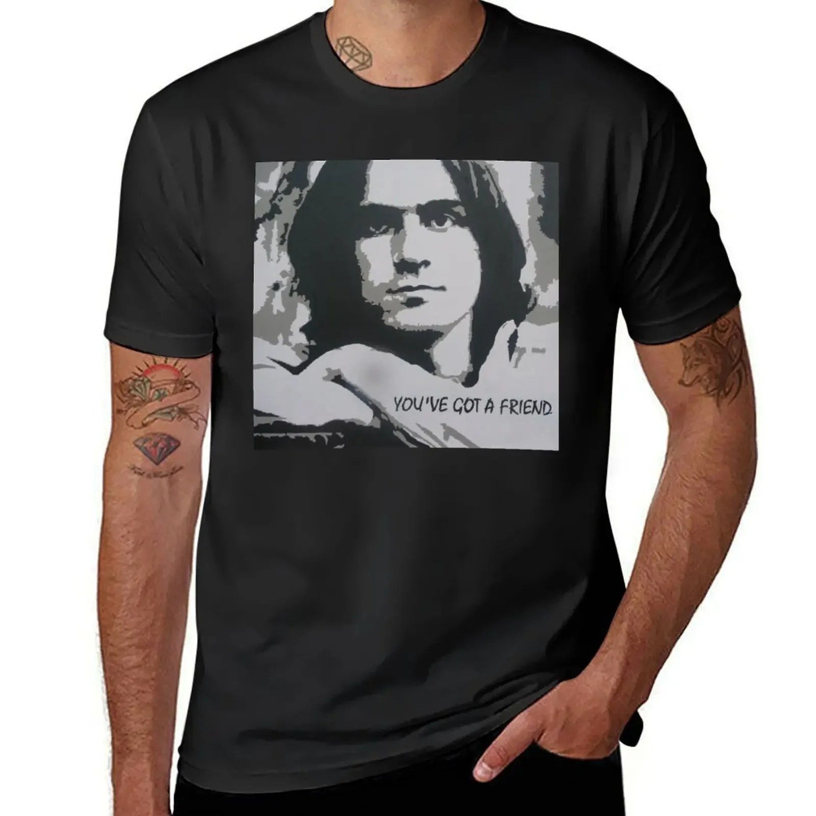 You've Got a Friend T-Shirt vintage graphic tee boys animal print blue archive sublime mens t shirts