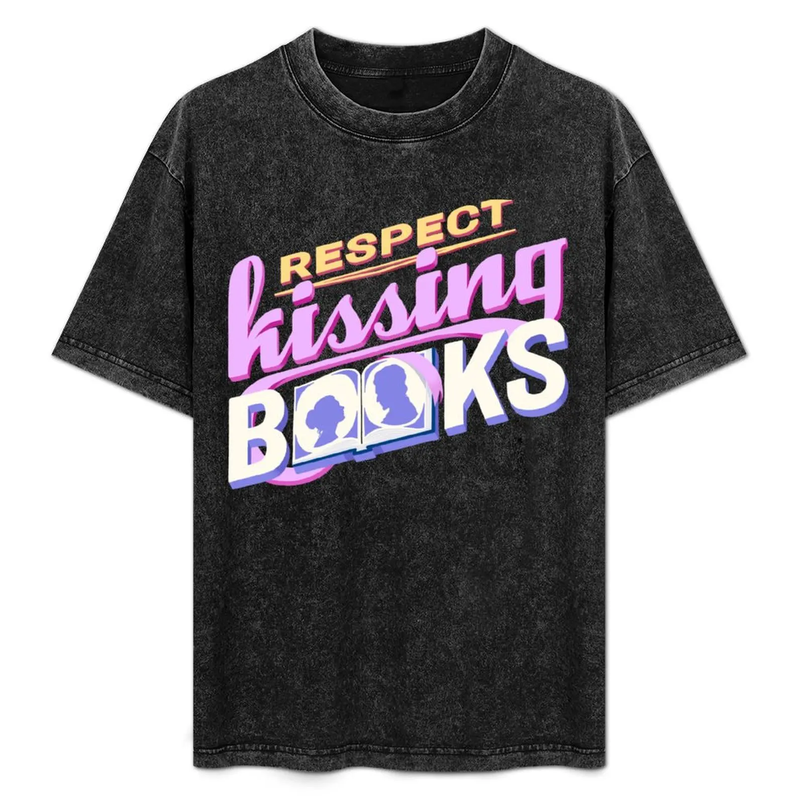 

Respect kissing books T-Shirt oversized graphic tee funny meme t-shirts summer shirt rapper graphic tees t shirts for men