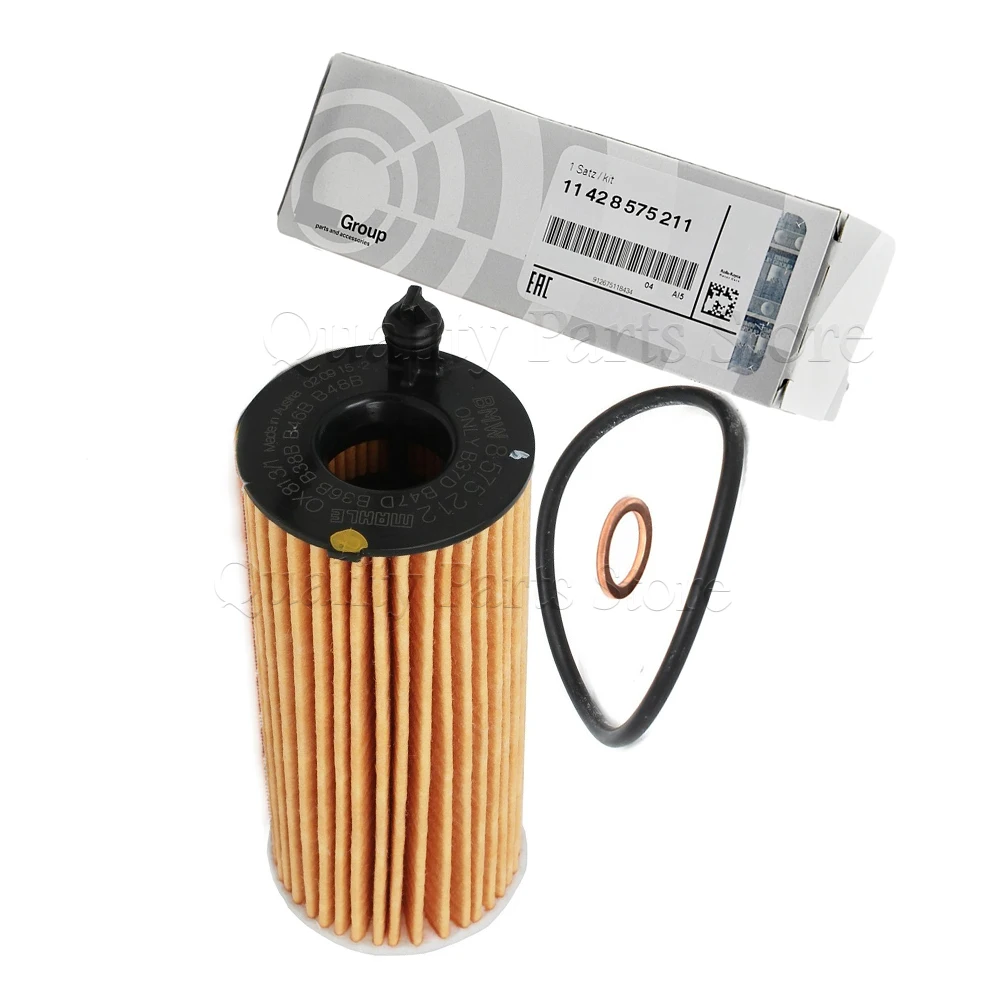 11428575211 For BMW F10 F15 F20 F25 F30 F34 G01 G20 G30 118i 320i 320d 520d 530 X3 X4 X5 B47 B48 Car Engine Oil Filter Kit New view 3
