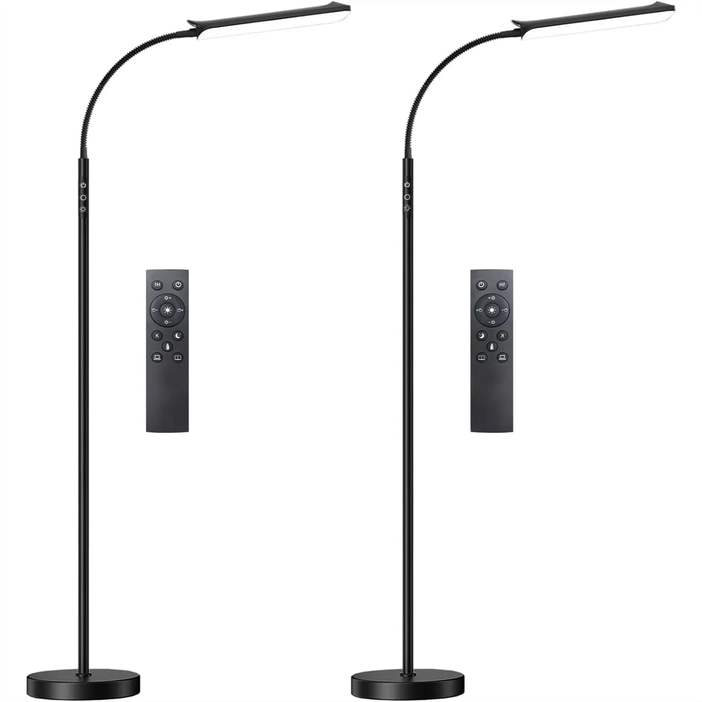 

Dimmable LED Floor Lamp, Super Bright Reading Floor Lamps with Remote & Touch Control, Stepless Dimming & 2700K-6500K, for
