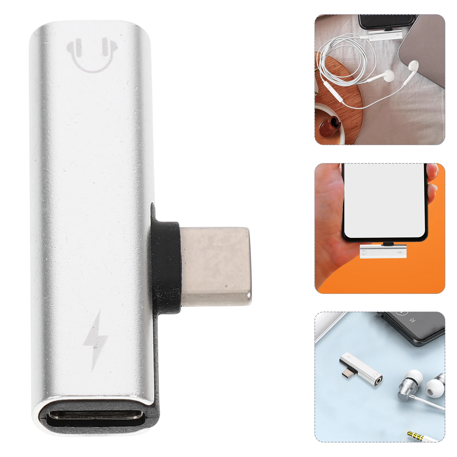 

Converter Adapter Type- Headphone Aluminum Alloy Type-C Earphone Audio Adapters